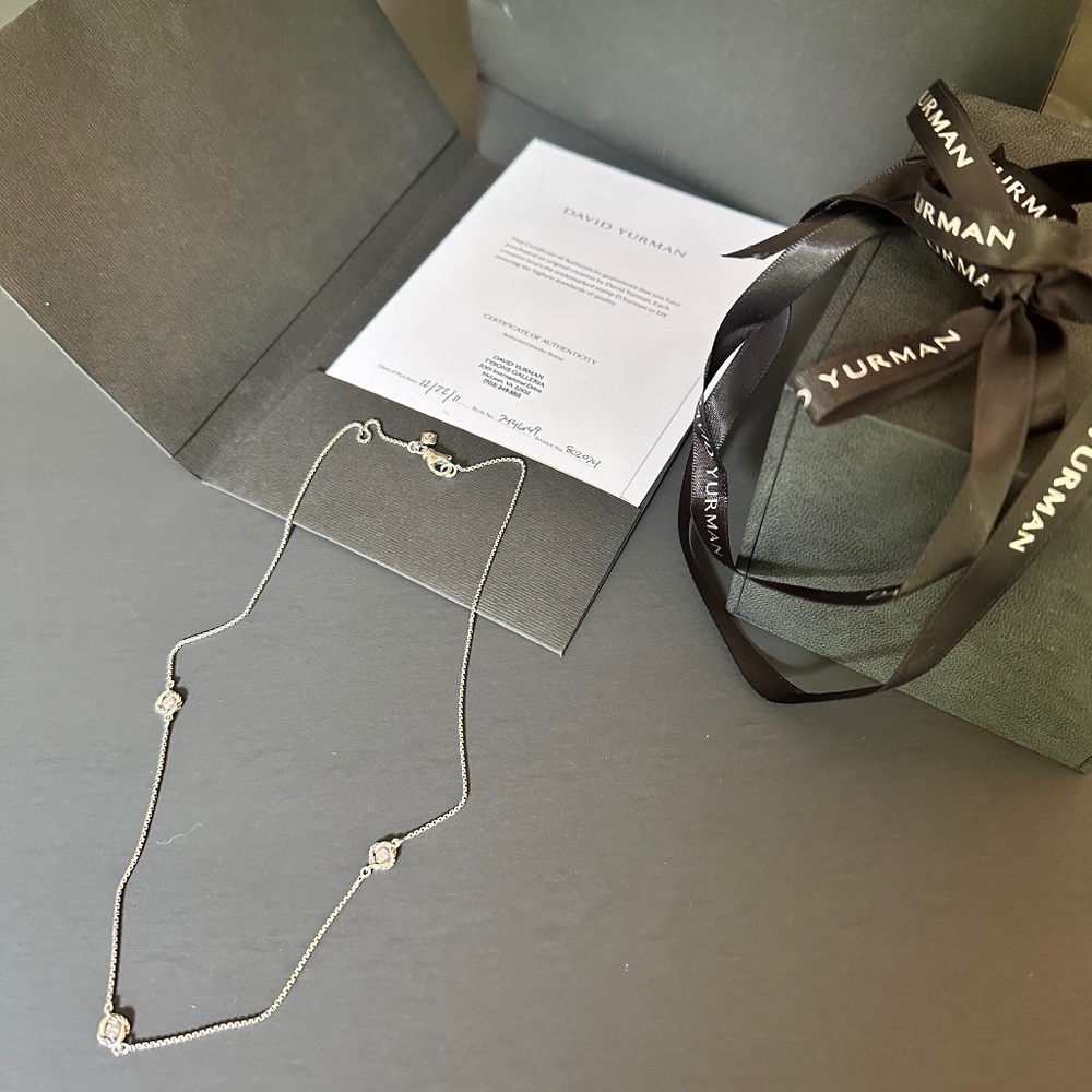 David Yurman Infinity 3 Diamond Chain